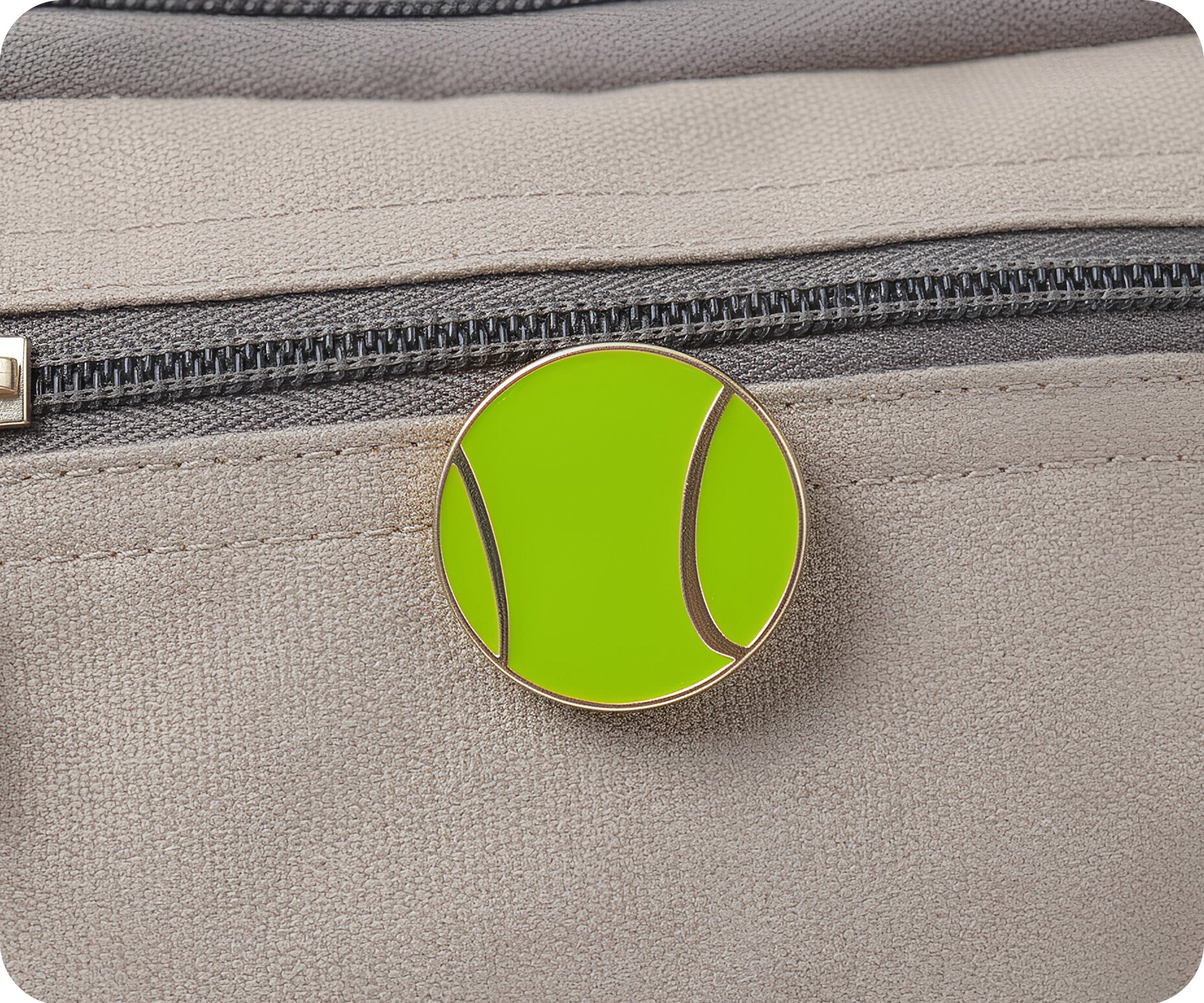 Tennis Ball Sport Pin Badge