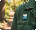 Take A Hike Travel Pin Badge