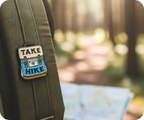 Take A Hike Travel Pin Badge