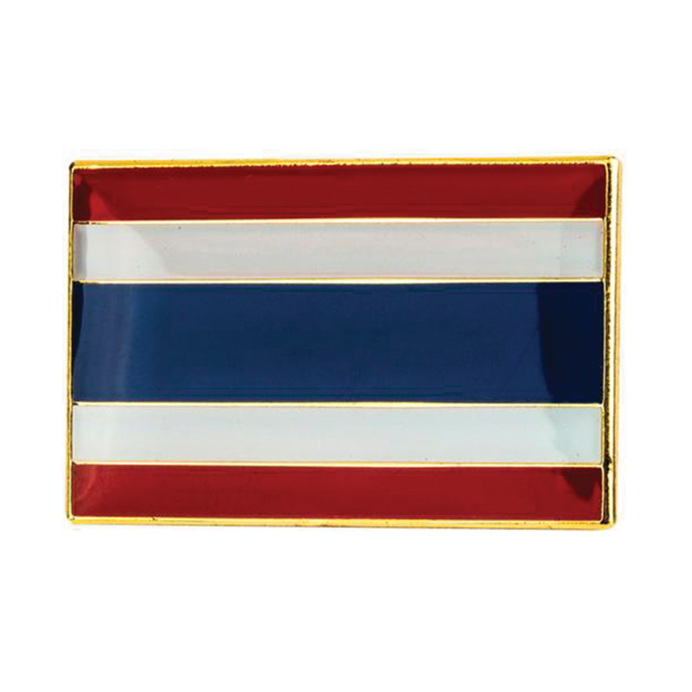 Insignia de pin rectangular de Tailandia Imagen principal del producto