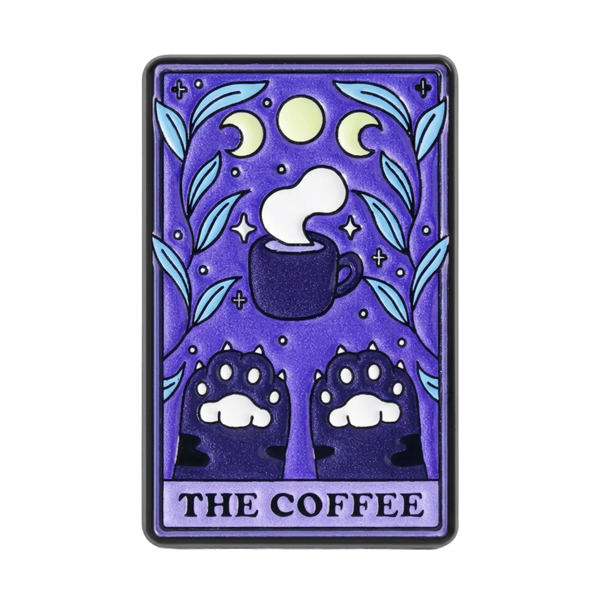 The Coffee Tarot Card Enamel Lapel Pin Badge Main image