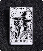 The Witch Tarot Card Enamel Lapel Pin Badge
