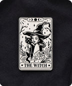 The Witch Tarot Card Enamel Lapel Pin Badge
