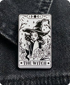 The Witch Tarot Card Enamel Lapel Pin Badge