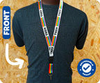 They Them Pronoun Pride Lanyard