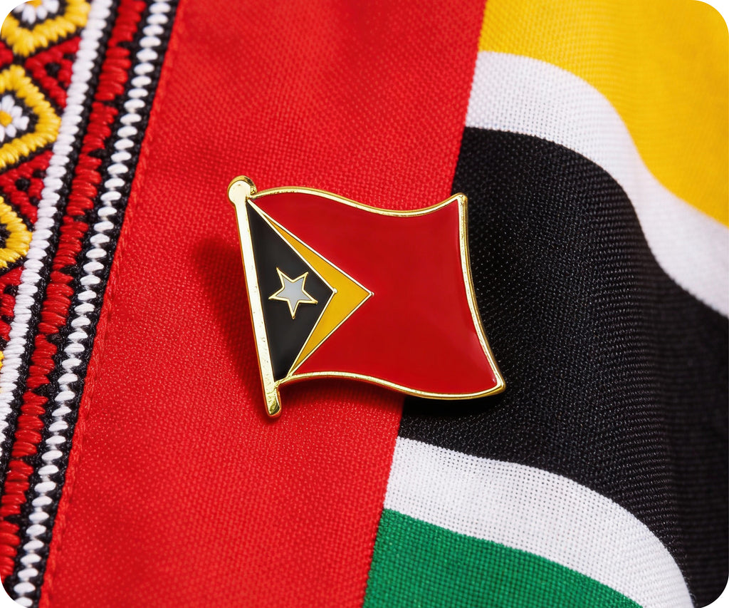 East Timor Flag Pin Badge