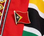 East Timor Flag Pin Badge