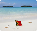 East Timor Flag Pin Badge