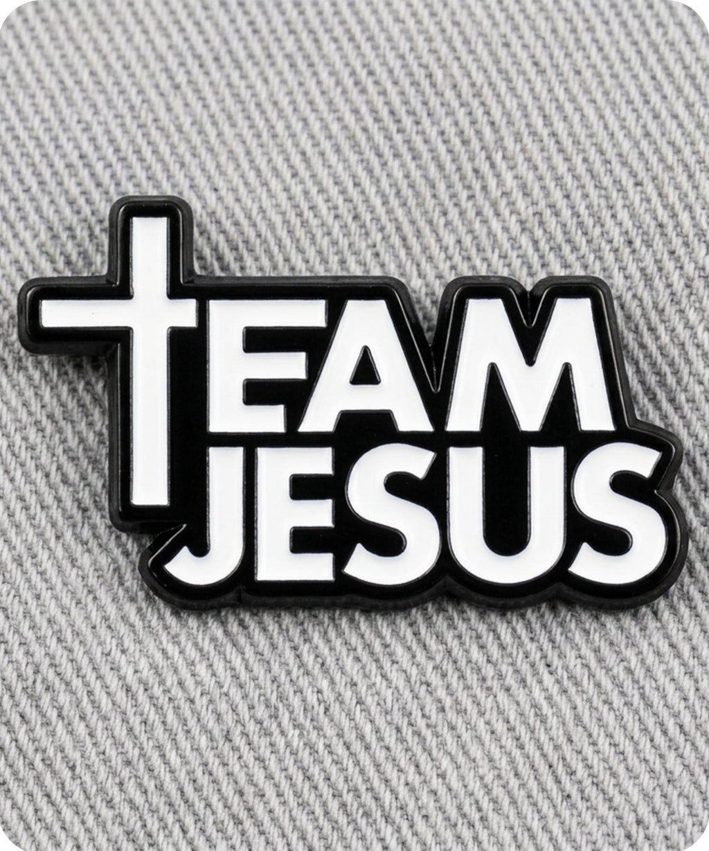 Team Jesus Enamel Pin Badge