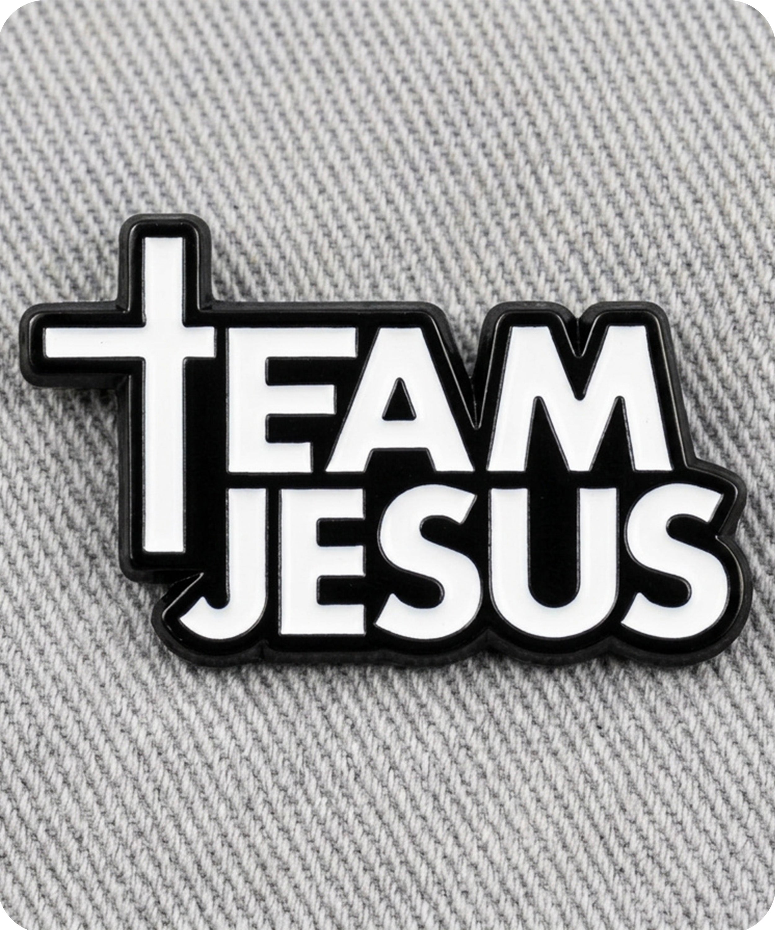 Team Jesus Enamel Pin Badge