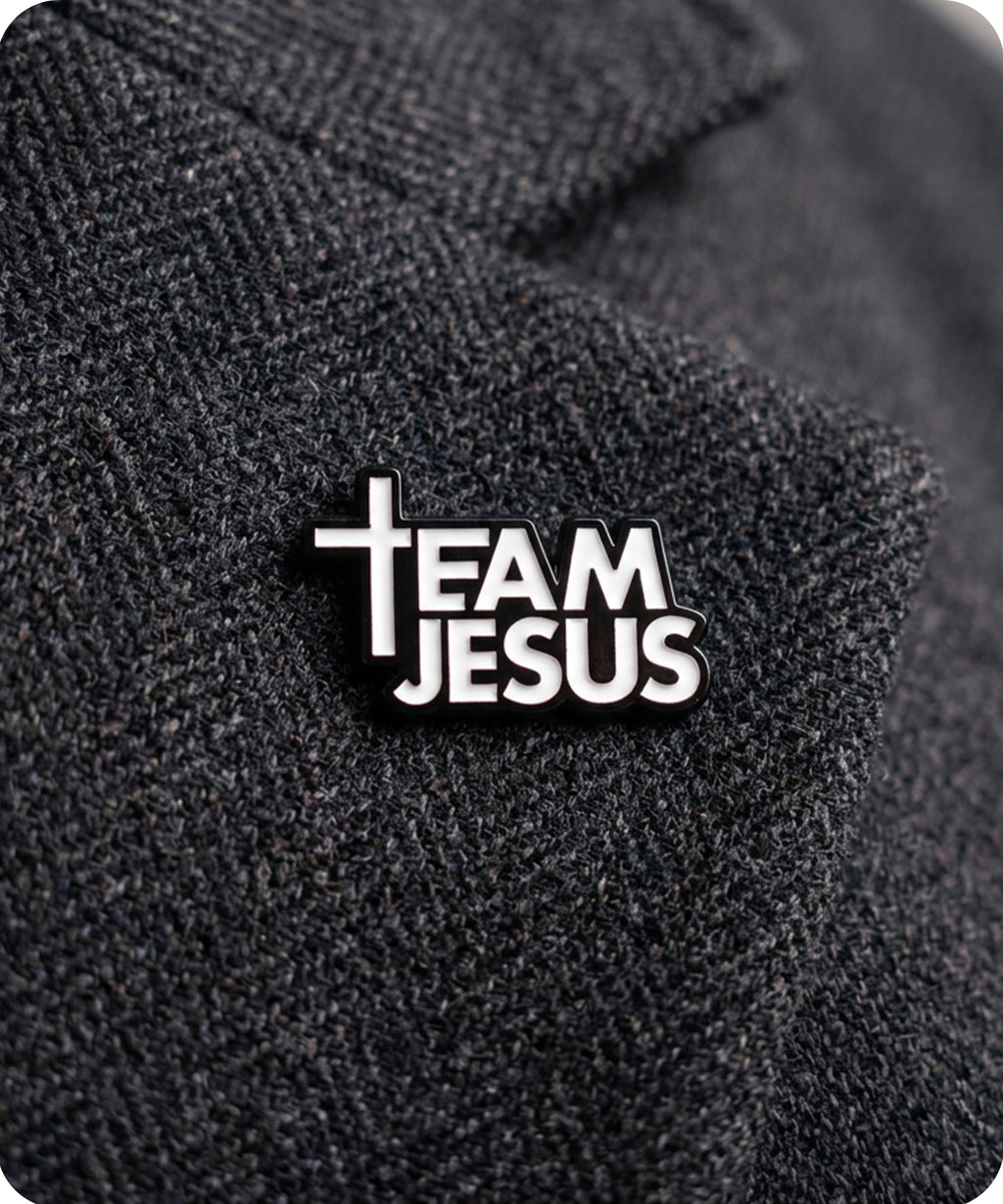 Team Jesus Enamel Pin Badge