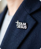 Team Jesus Enamel Pin Badge