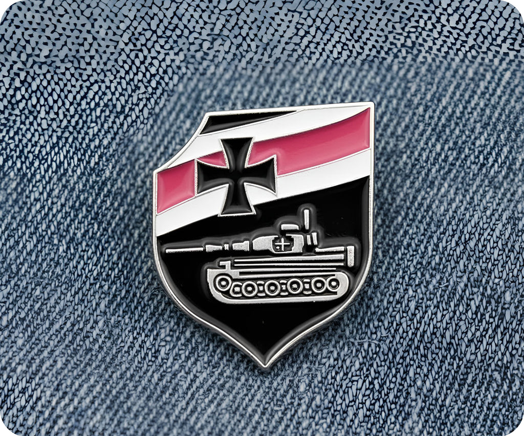 Tiger Tank German Historical Armour Pin Badge