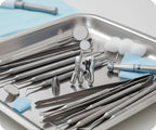 Silver Tooth & Mirror Dentist 3D Pin Badge