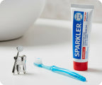 Silver Tooth & Mirror Dentist 3D Pin Badge