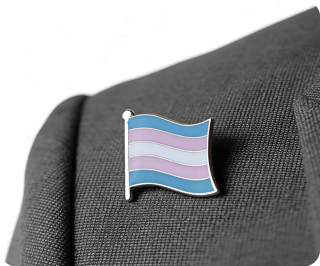 Transgender Flag Pin Badge