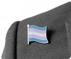 Transgender Flag Pin Badge
