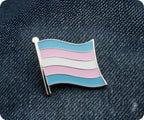 Transgender Flag Pin Badge