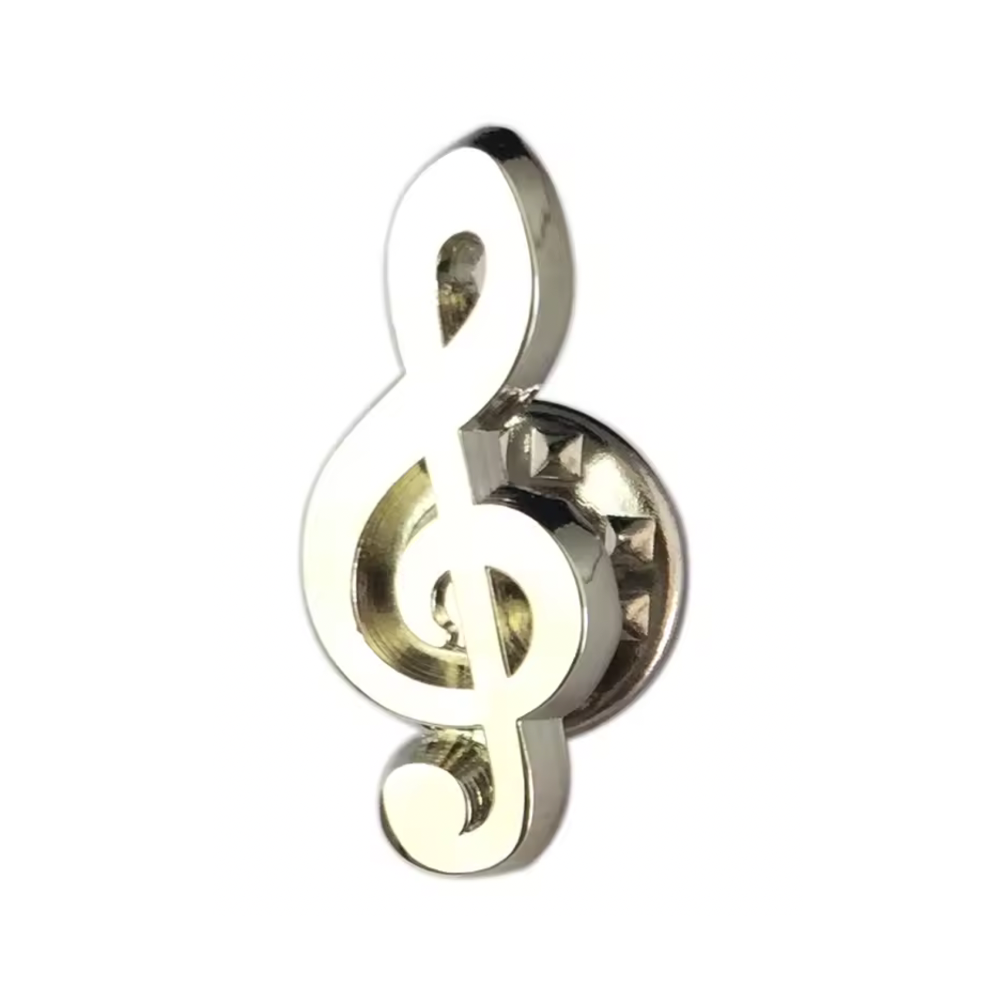 Insignia de pin de nota musical de clave de sol Imagen principal del producto