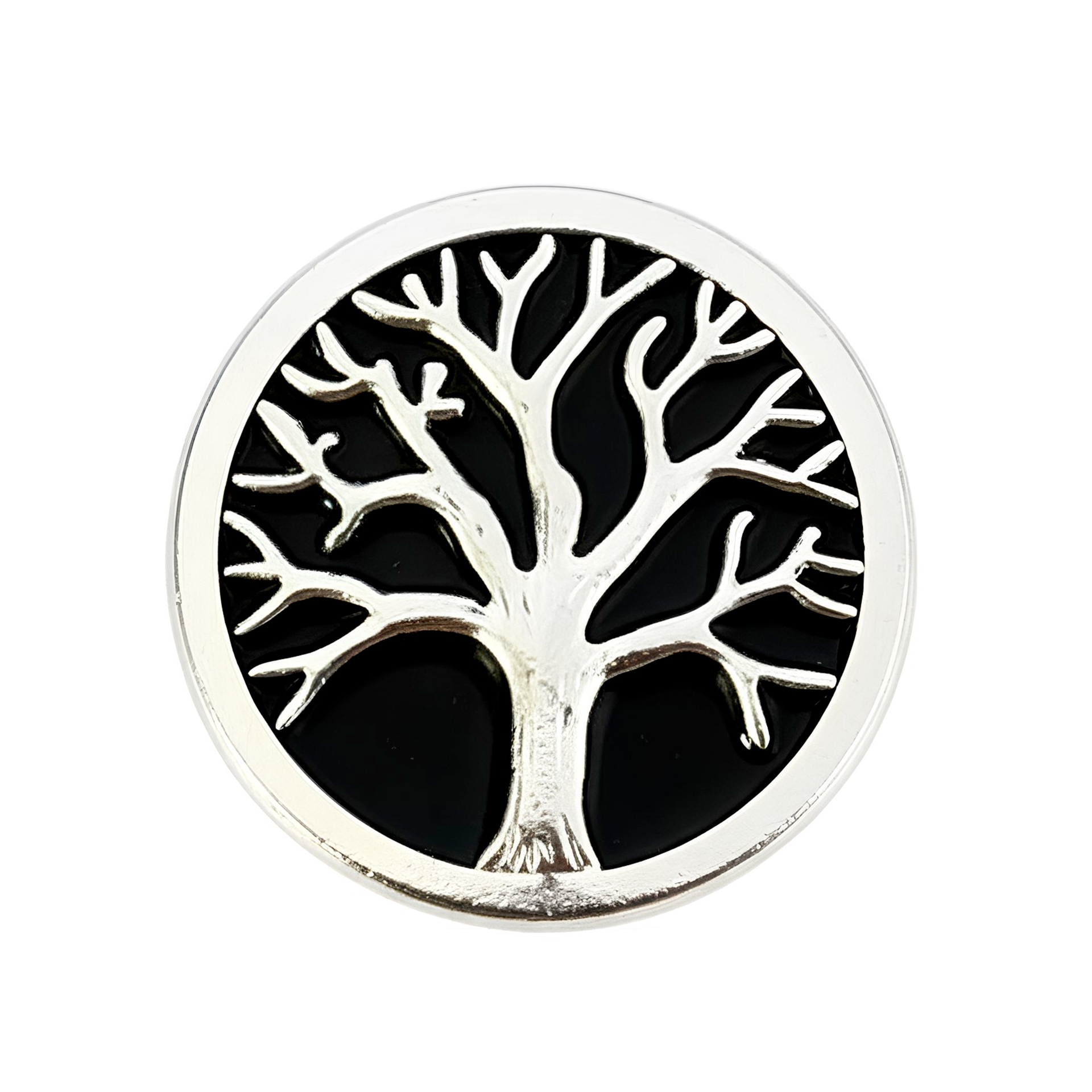 Pin de Solapa Árbol de la Vida Plateado Imagen principal del producto