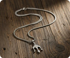 Trident Spear Pendant Necklace – Stainless Steel Mythic Symbol Charm 60cm Chain