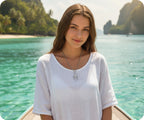 Trident Spear Pendant Necklace – Stainless Steel Mythic Symbol Charm 60cm Chain