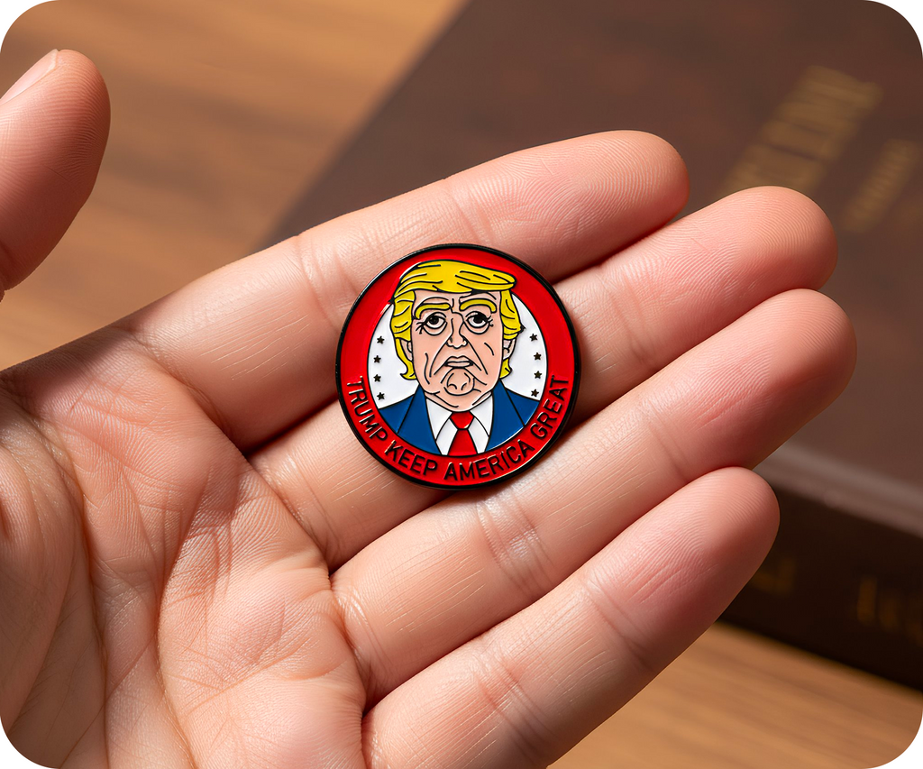 Trump Keep America Great Pin Badge