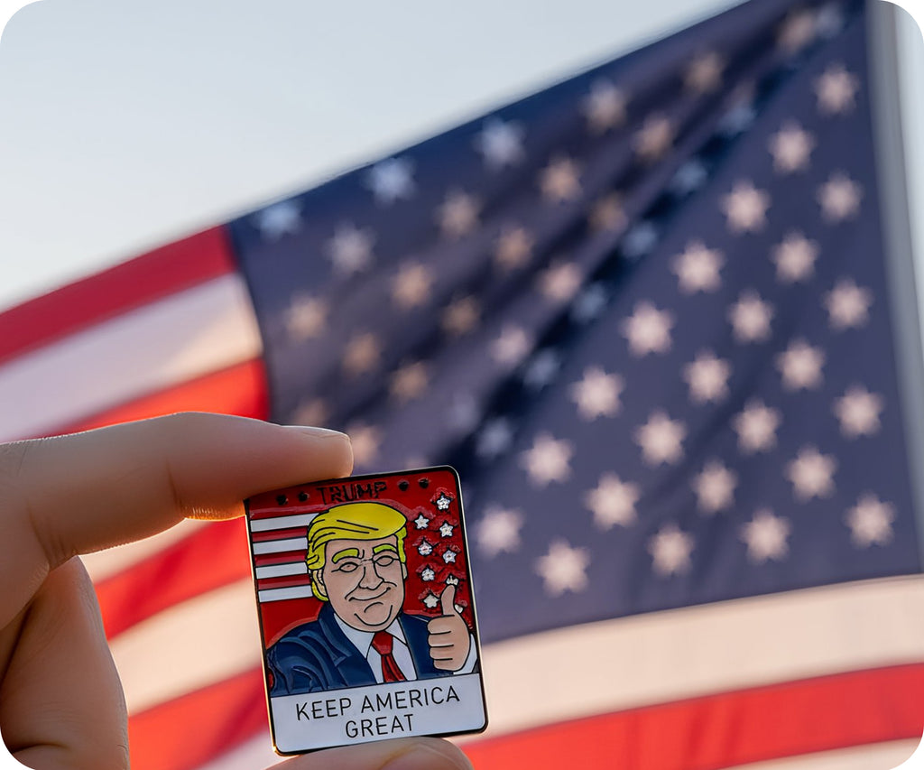 Trump Keep America Great Pin Badge