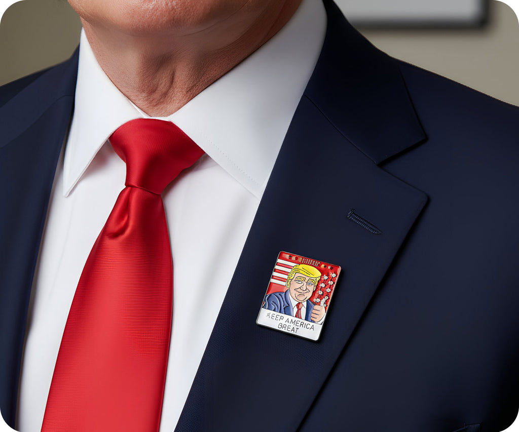 Trump Keep America Great Pin Badge