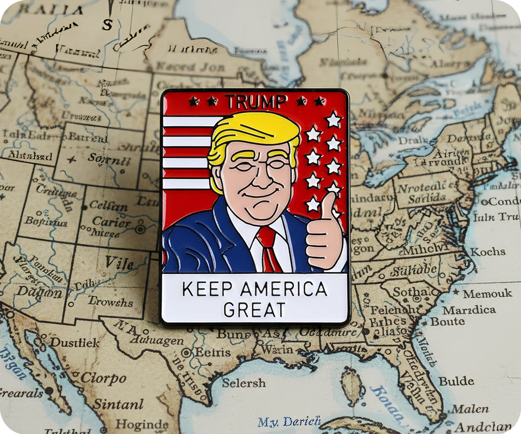 Trump Keep America Great Pin Badge