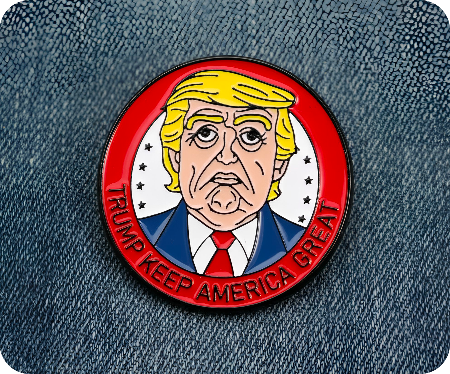 Trump Keep America Great Pin Badge