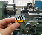 Trust Me I'm An Engineer Pin Badge