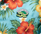 Turtley Cool Dude Turtle Pin Badge