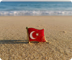 Turkey Flag Pin Badge