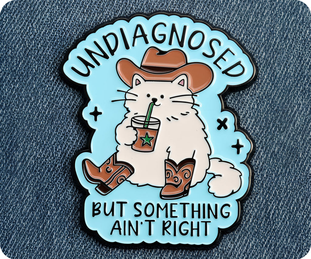 Insignia de pin "No diagnosticado, pero algo no anda bien"