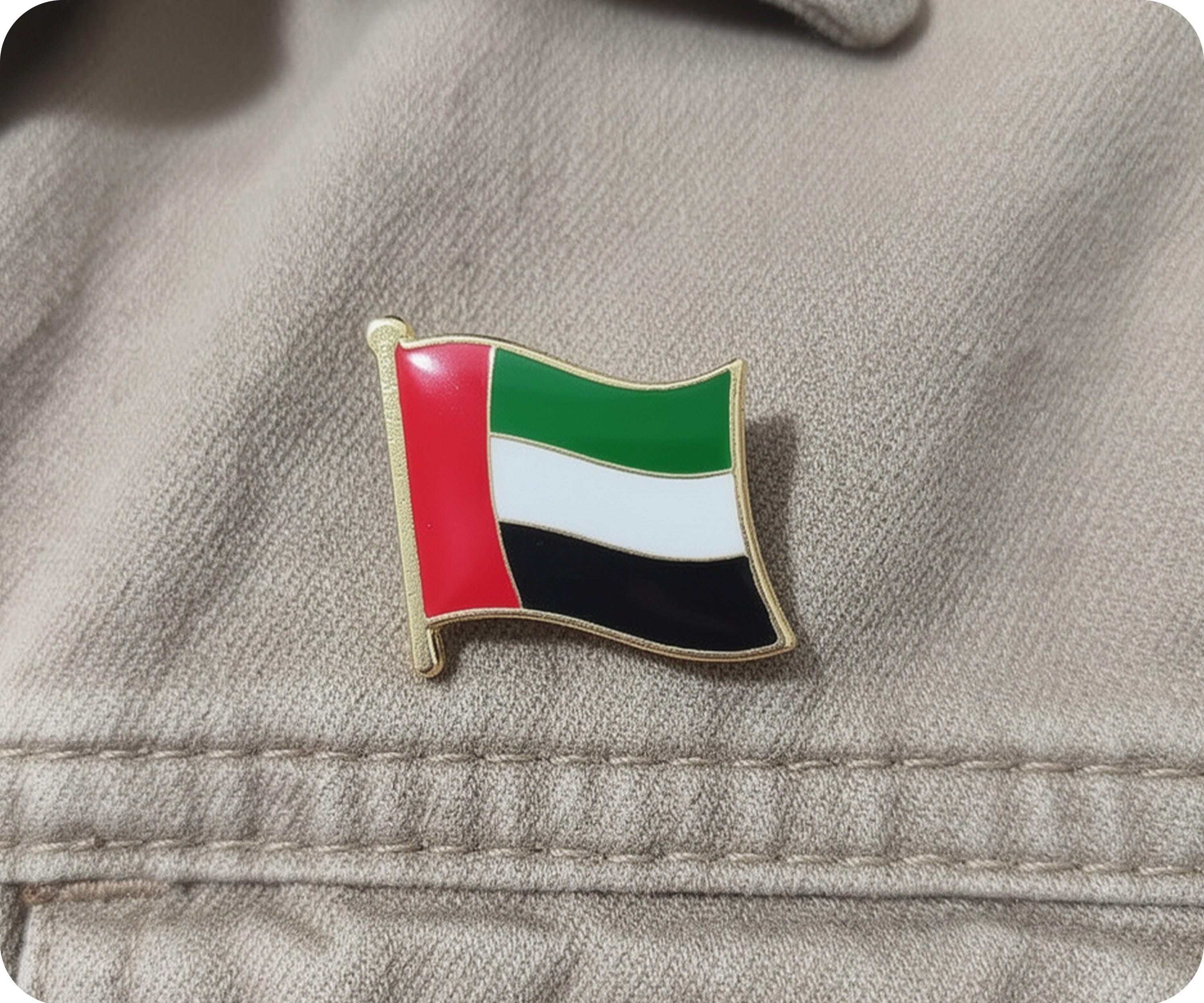 UAE United Arab Emirates Flag Pin Badge