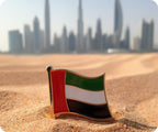 UAE United Arab Emirates Flag Pin Badge