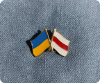 Ukraine & Belarus Friendship Pin Badge