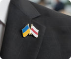 Ukraine & Belarus Friendship Pin Badge