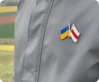 Ukraine & Belarus Friendship Pin Badge