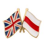 United Kingdom UK & Belarus Friendship Pin Badge
