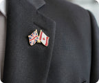 United Kingdom & Canada Friendship Pin Badge