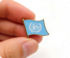 United Nations Flag Pin Badge