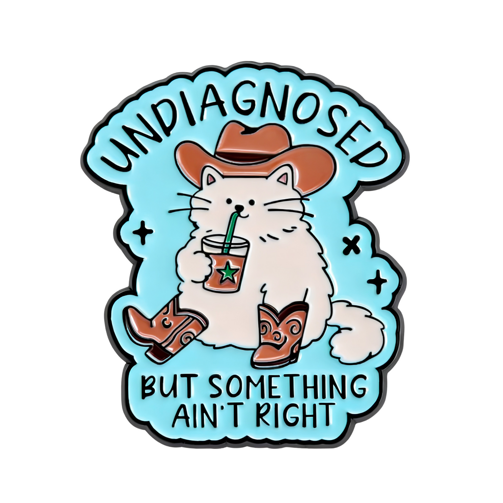 Insignia de pin "No diagnosticado, pero algo no anda bien"