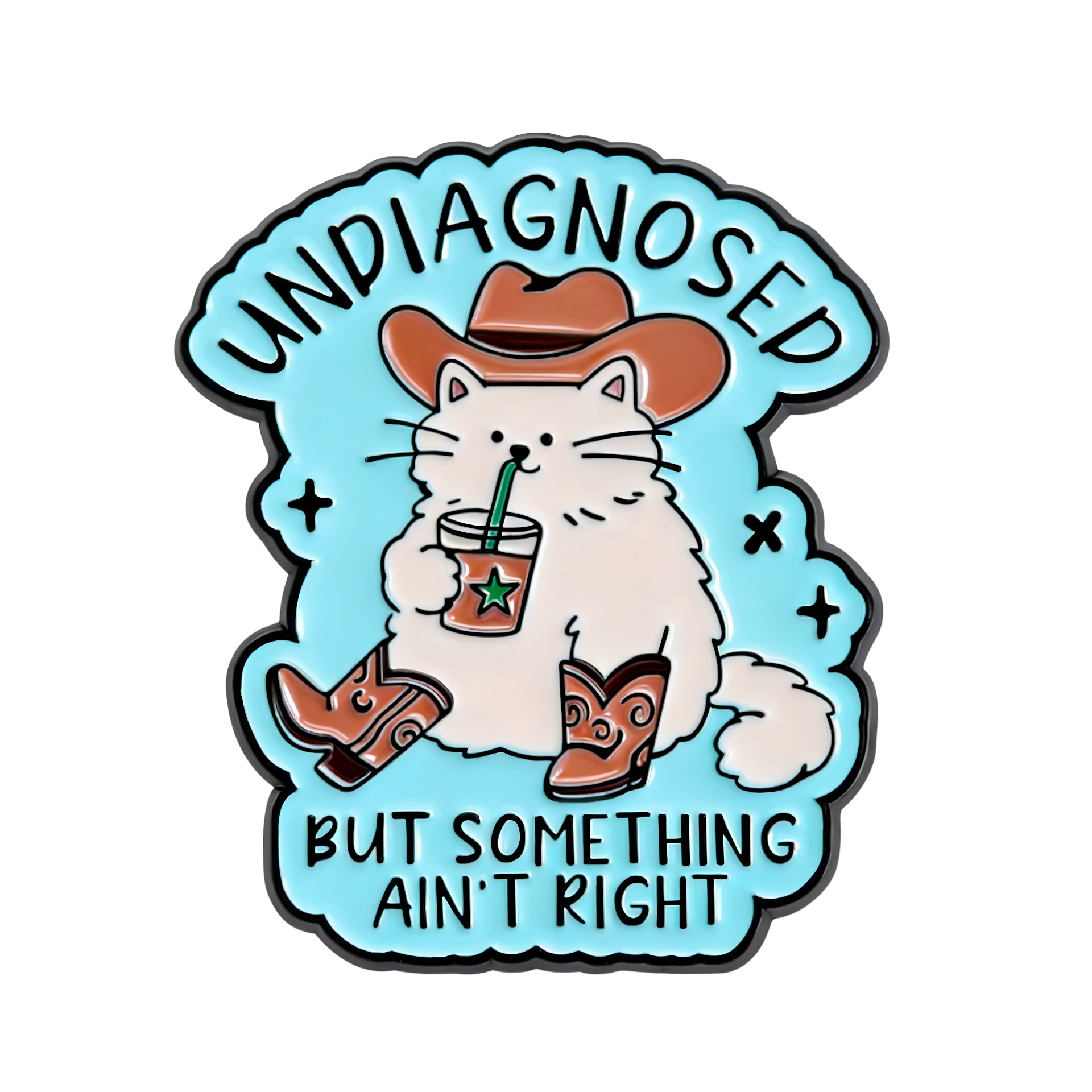 Insignia de pin "No diagnosticado, pero algo no anda bien"