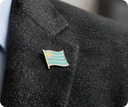 Uruguay Flag Pin Badge