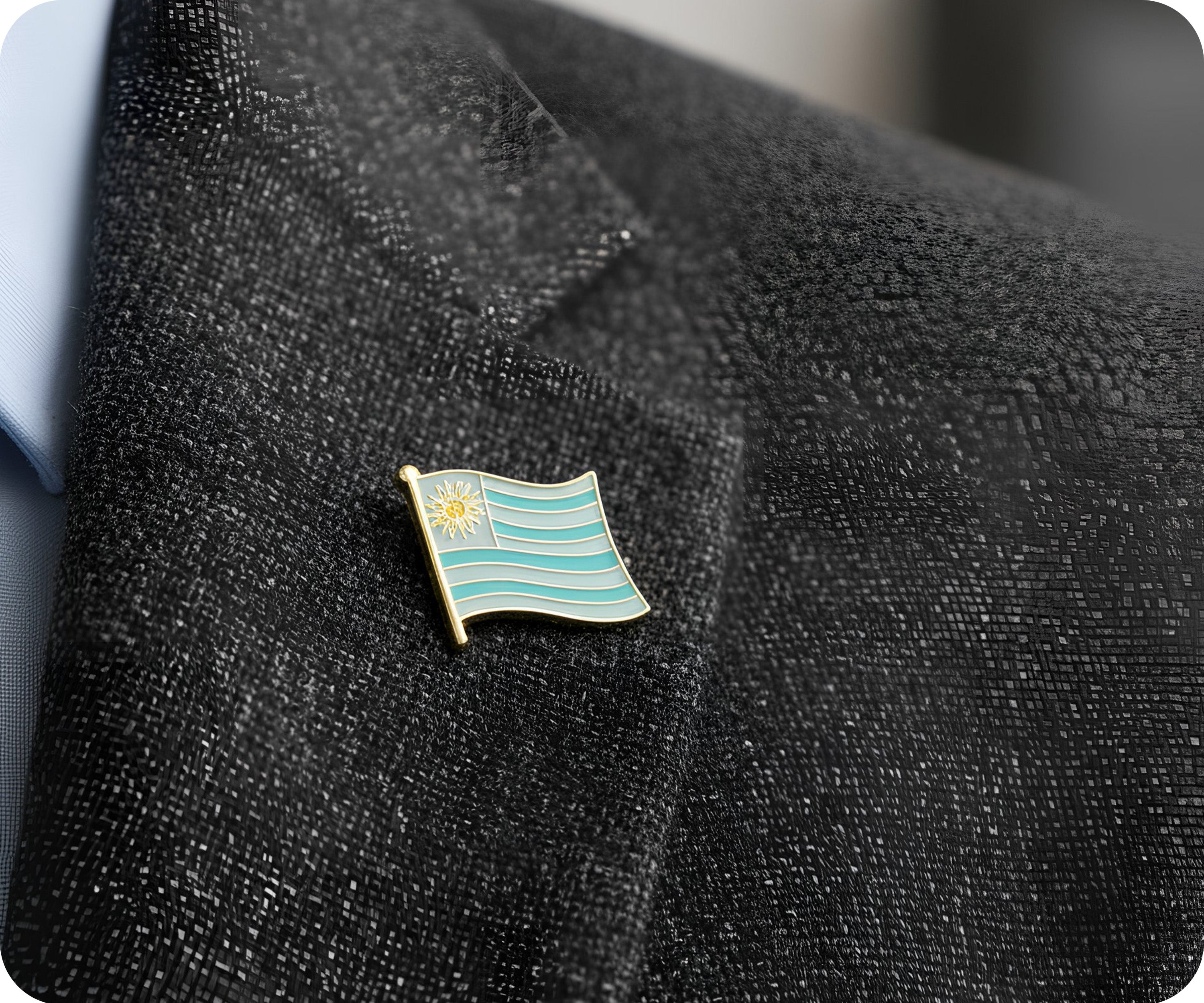Uruguay Flag Pin Badge