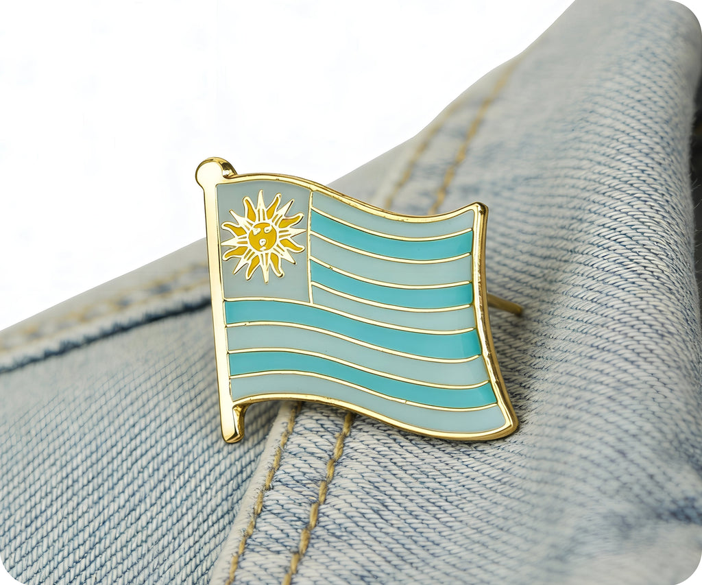 Uruguay Flag Pin Badge
