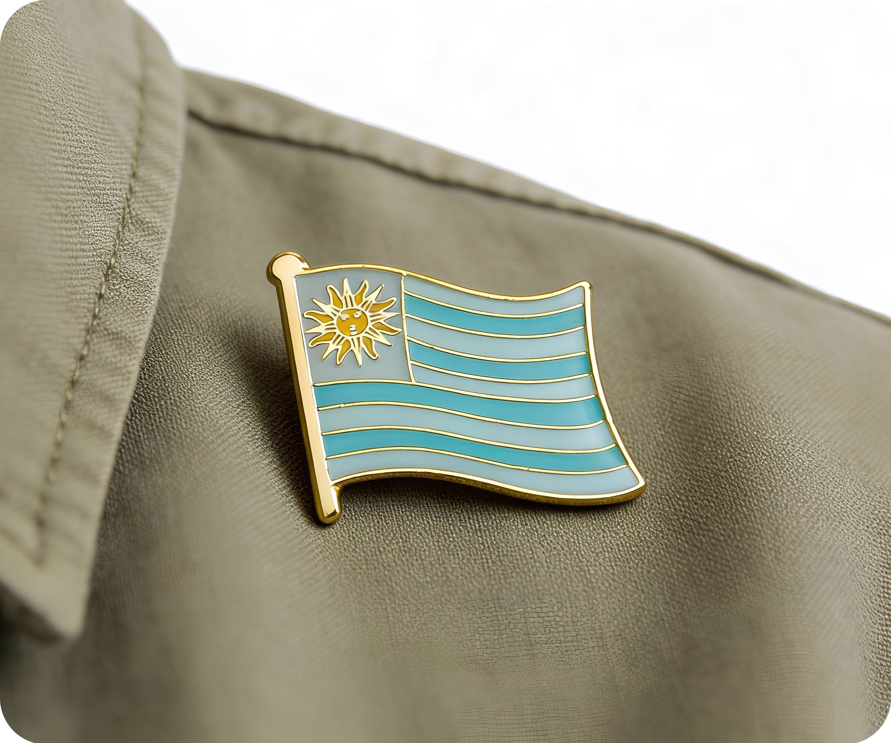 Uruguay Flag Pin Badge