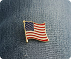 United States Of America Flag Pin Badge
